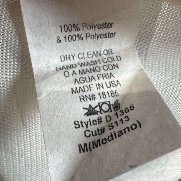 Blush boutique pink and blue floral deep vneck keyhole shift dress size medium - Picture 6 of 7